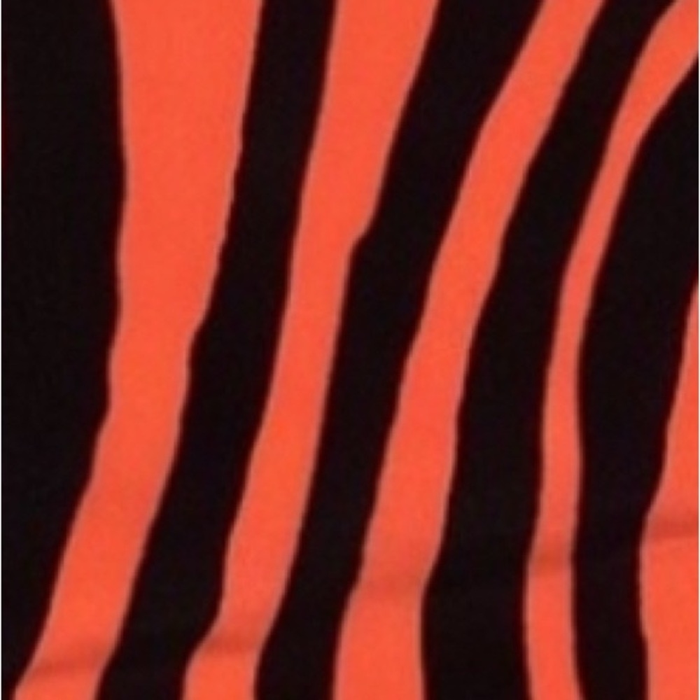 Agent provocateur Tori coral and black zebra bikini bottoms sz 4 $120 - Picture 4 of 7